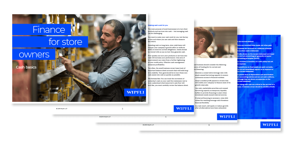 Cash basics for Ace Hardware store owners