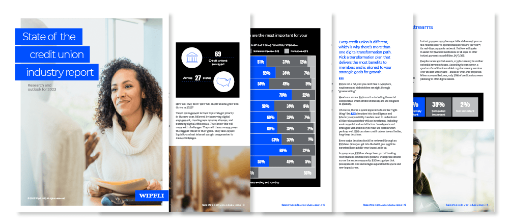 2023 Wipfli State of the Credit Union Industry Report