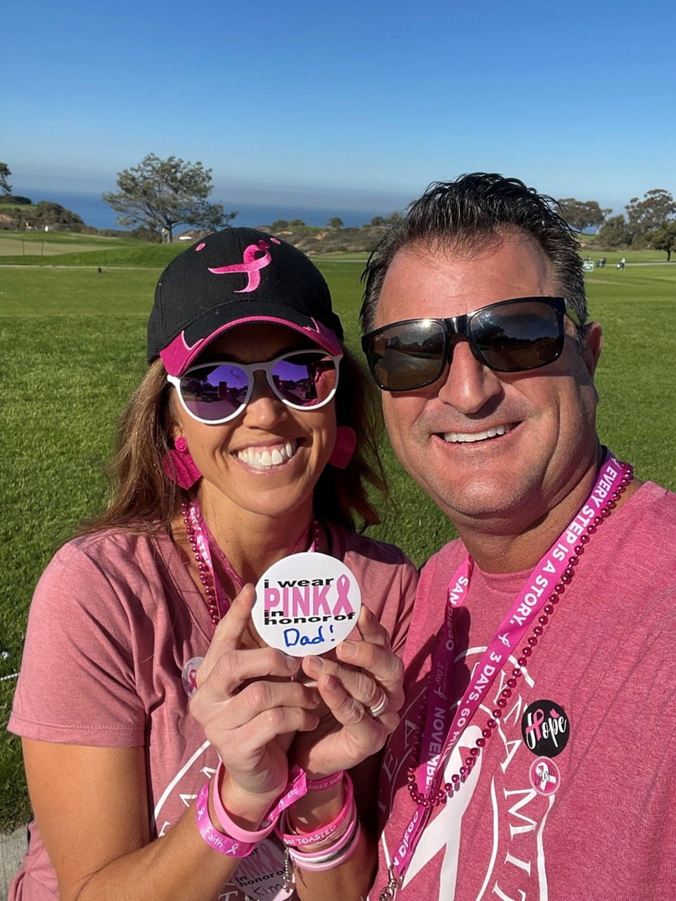 Tiffany and Tony at the 2023 Susan G Komen 3-Day.