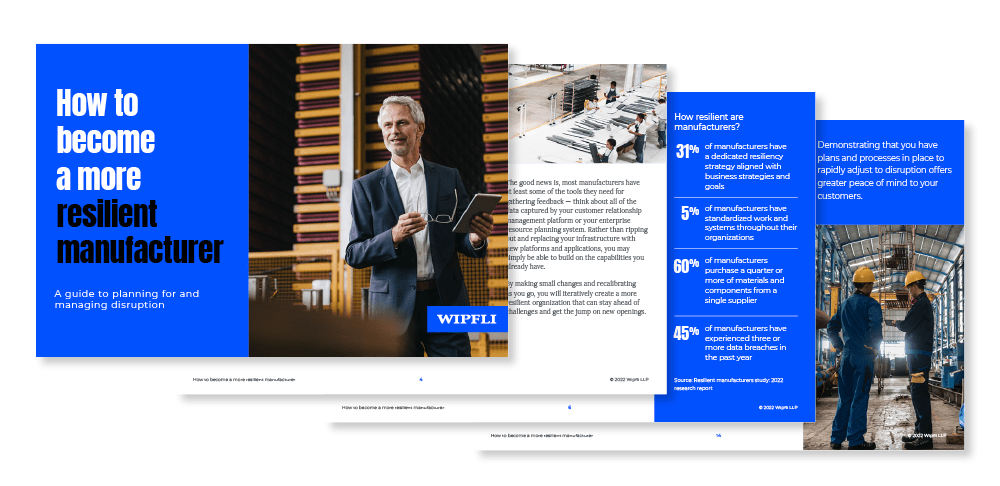 E-book: How to become a more resilient manufacturer