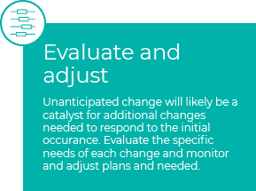Evaluate and adjust