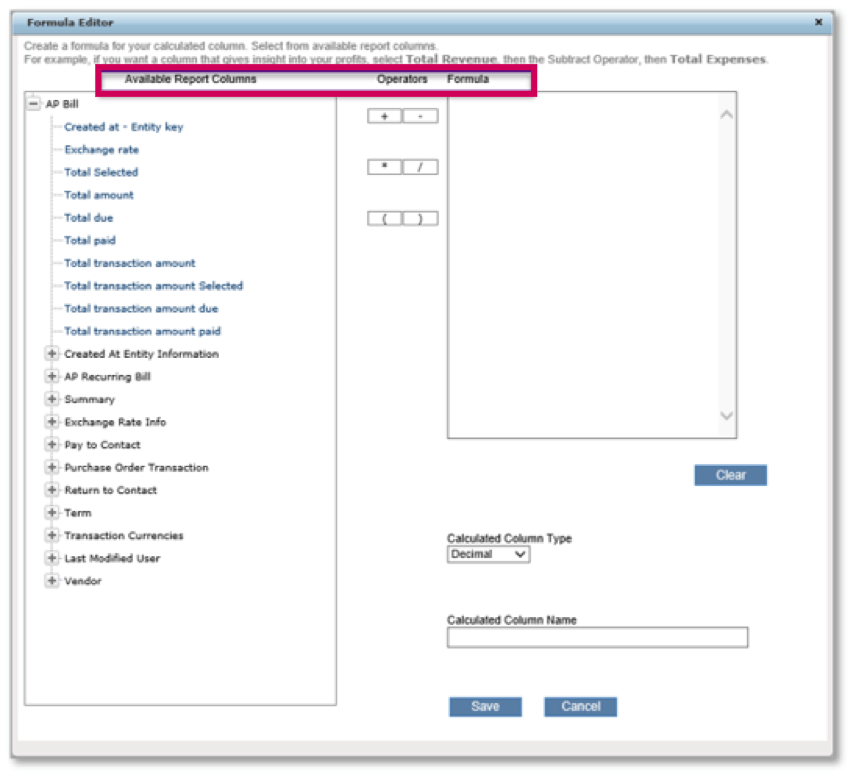 Custom fields and reports in Sage Intacct, step by step