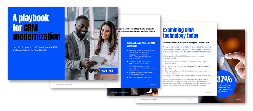 A playbook for CRM modernization