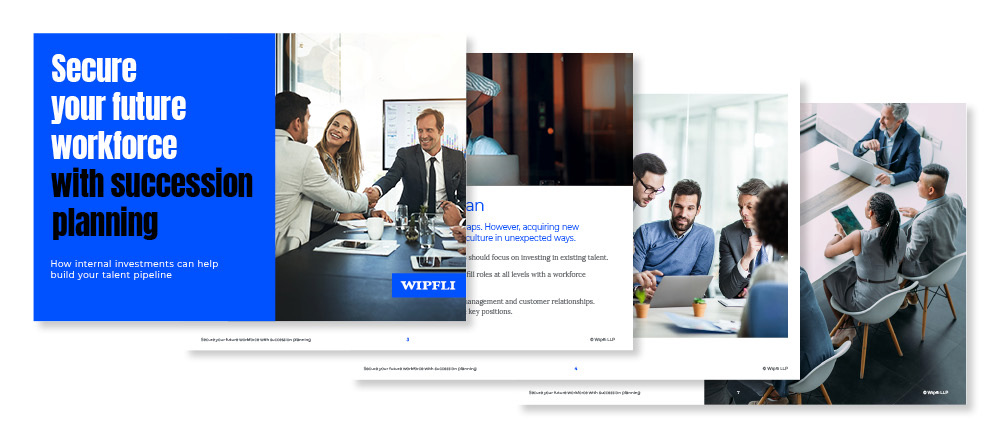 Secure your future workforce with succession planning ebook