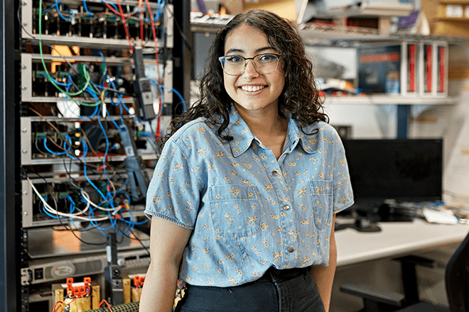 Edgewood college student