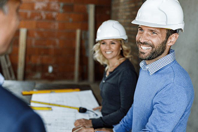 Maren construction on a jobsite