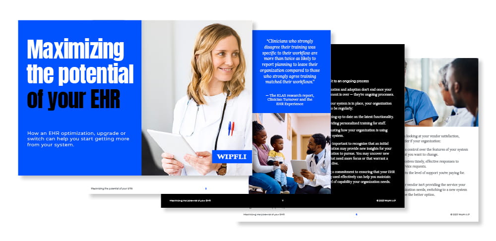 E-book: Maximizing the potential of your EHR