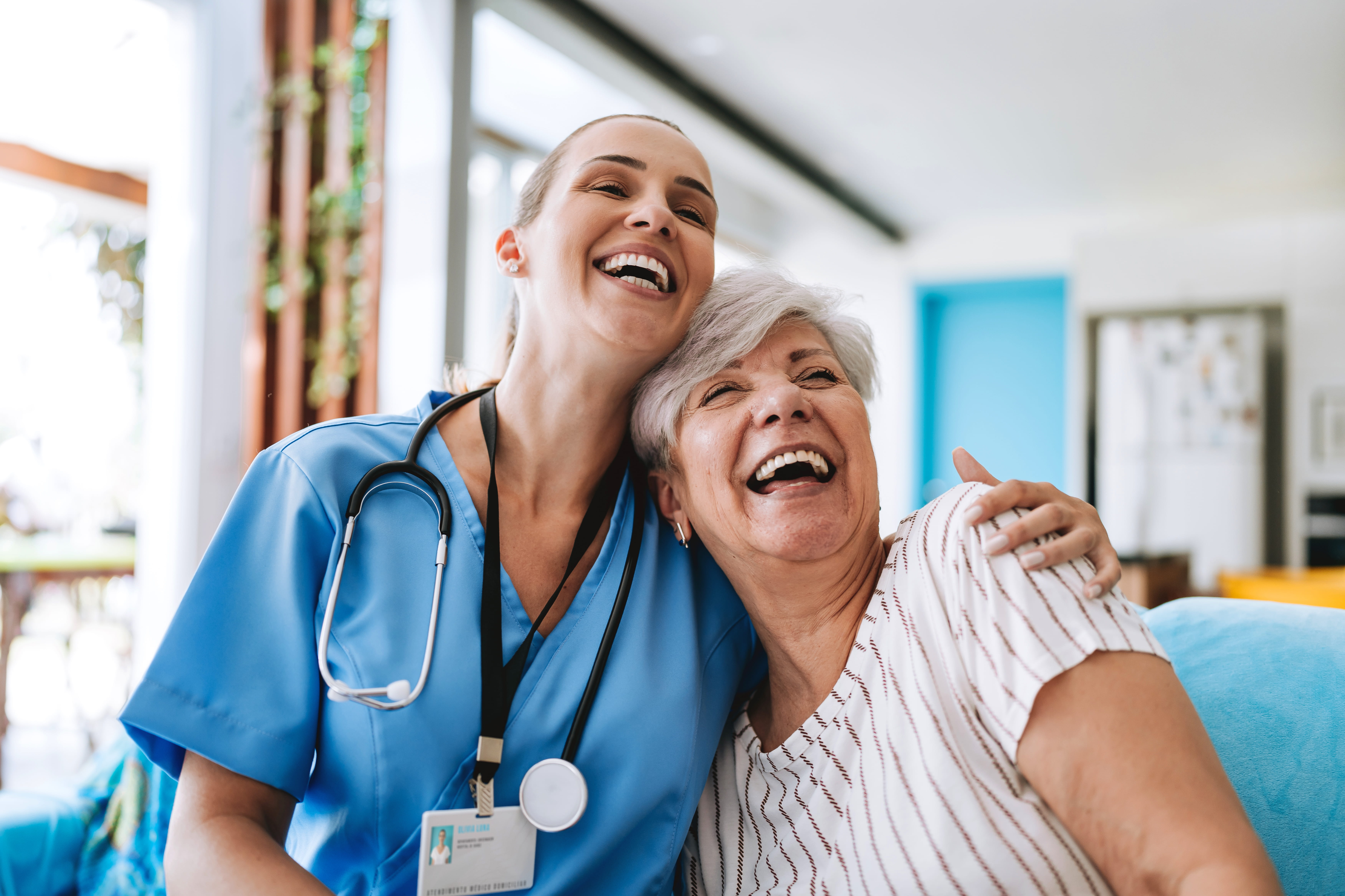 women laughing