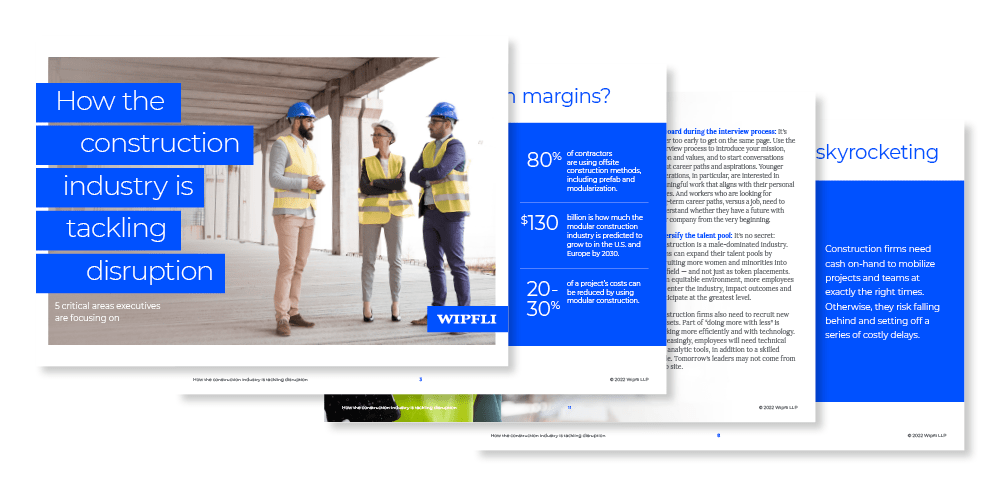 E-book: How the construction industry is tackling disruption