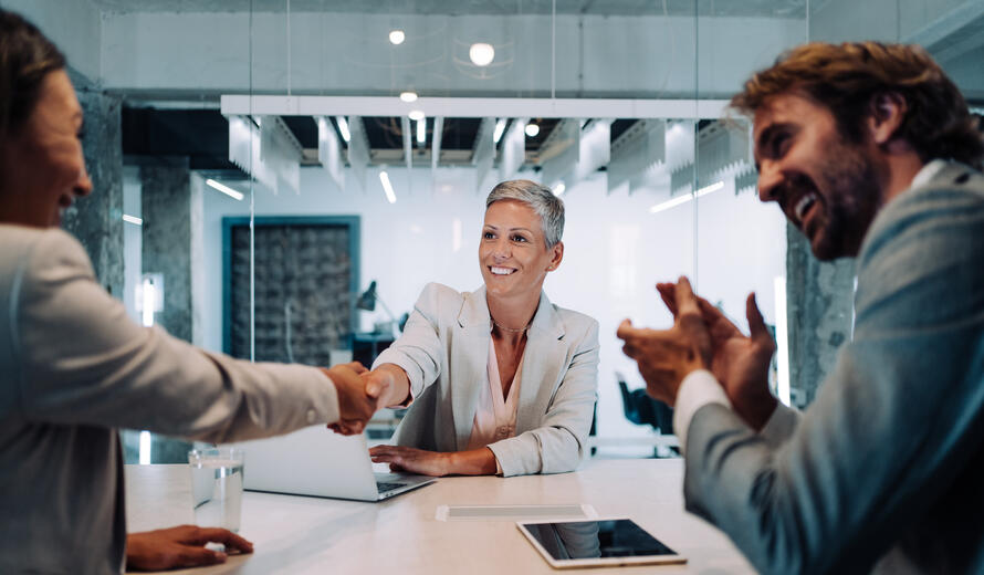 people having a meeting