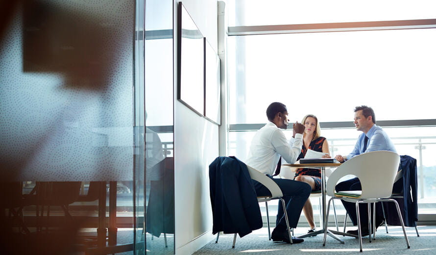 people having a meeting