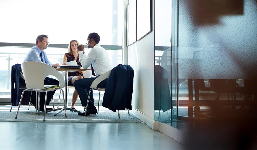 people having a meeting